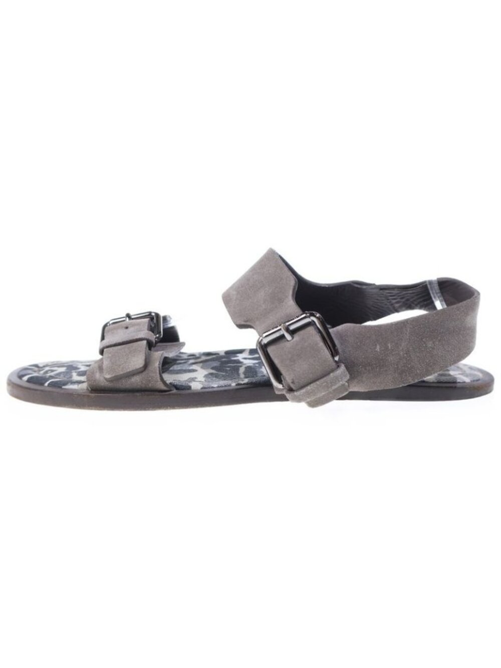 Louis Vuitton Sandals Slippers Suede Leopard Print - Picture 1 of 6